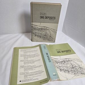 Ore Deposits 2nd Edition 1970 Park Jr MacDiarmid HC DJ Freeman Vintage Textbook